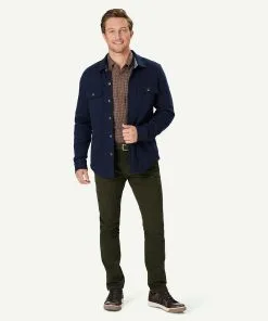 Gazman Comfort Shacket - Navy