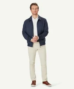 Gazman Modern Harrington - Navy Melange -Cheap Gazman Store 5 48376