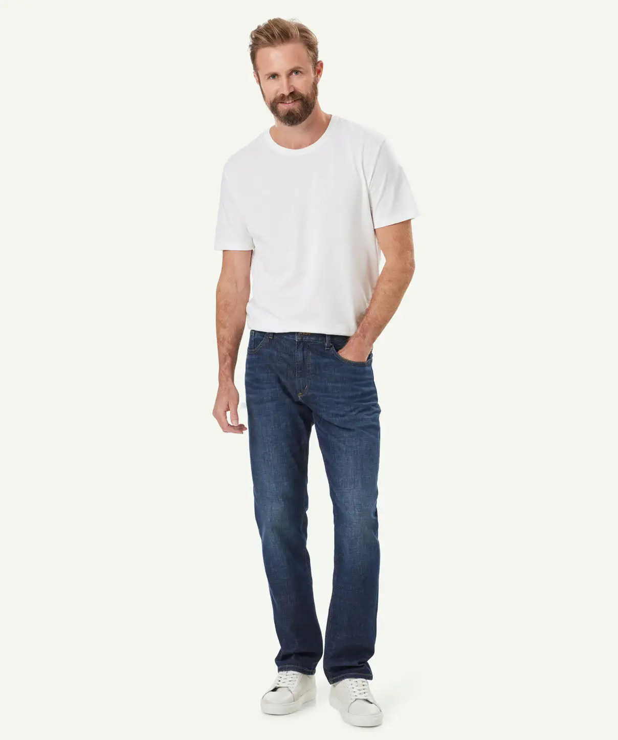 Gazman Selwyn Straight Fit Jean - Vintage Indigo 7 Gazman Selwyn Straight Fit Jean - Vintage Indigo - Image 5