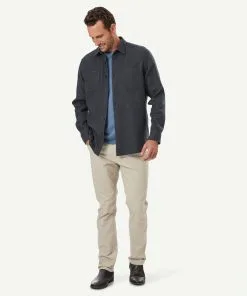 Gazman Brushed Overshirt - Charcoal -Cheap Gazman Store 5 49962