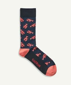 Gazman Non Tight Lobster Sock - Navy -Cheap Gazman Store 5 4b49e5a2 00e3 4b91 95d2 02408dab6fd5