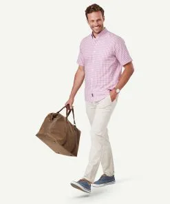 Gazman Easy Care Check Short Sleeve Shirt - Berry -Cheap Gazman Store 5 e0215ae6 786d 4d03 b33b f78350a85036