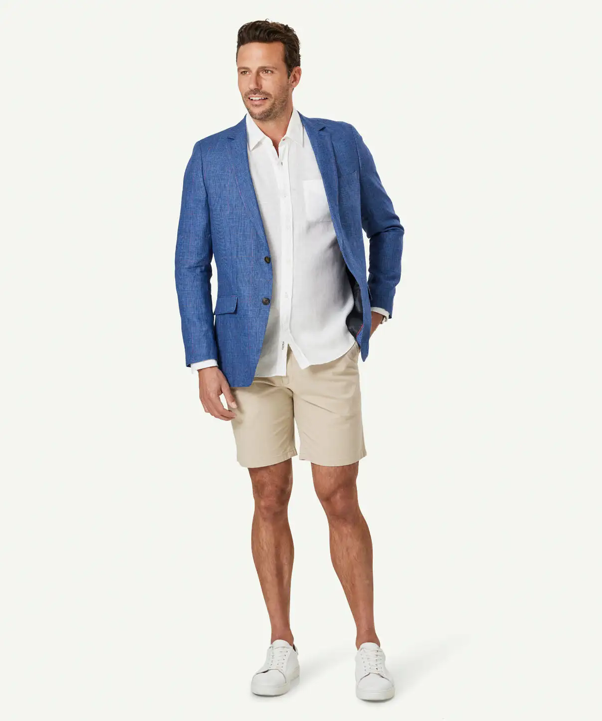 Gazman Tailored Check Sports Jacket - Blue 8 Gazman Tailored Check Sports Jacket - Blue - Image 6