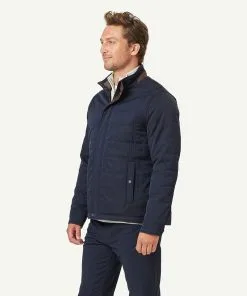 Gazman Modern Quilted Jacket - Navy -Cheap Gazman Store 6 49692