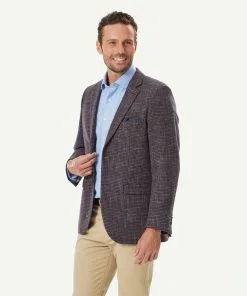 Gazman Wool Blend Textured Weave Sports Jacket - Mahogany 13 Gazman Wool Blend Textured Weave Sports Jacket - Mahogany -Cheap Gazman Store 6 50037