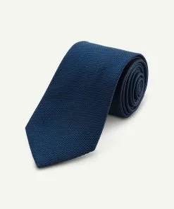 Gazman Silk Texture Plain Tie - Navy -Cheap Gazman Store 6 1654f9f7 7acd 4498 89d6 4afb0129610b