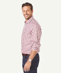 Gazman Easy Care Twill Box Check Long Sleeve Shirt - Wine 13 Gazman Easy Care Twill Box Check Long Sleeve Shirt - Wine -Cheap Gazman Store 6 3b9a7693 8a6d 4de2 a2e3 bbe5483ad7c0