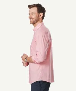 Gazman Tailored Featherweight Gingham Long Sleeve Shirt - Flamingo -Cheap Gazman Store 6 54c83b14 f780 4ddf 9671 5b3c169cf0c4