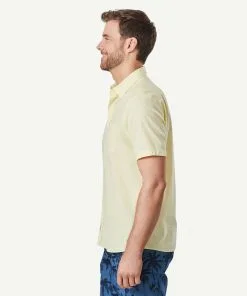 Gazman Casual Textured Linen Blend Plain Shirt - Yellow 11 Gazman Casual Textured Linen Blend Plain Shirt - Yellow -Cheap Gazman Store 6 9a51f95a 5dd5 4fb9 95a4 98b5e97f149f