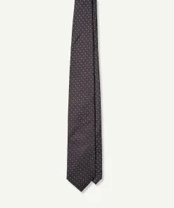 Gazman Silk Camera Print Tie - Chocolate -Cheap Gazman Store 7 43499