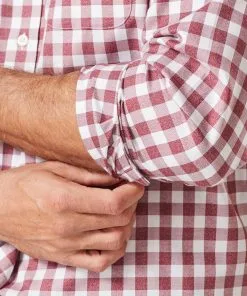 Gazman Easy Care Twill Box Check Long Sleeve Shirt - Wine 14 Gazman Easy Care Twill Box Check Long Sleeve Shirt - Wine -Cheap Gazman Store 7 0cdad366 b096 4601 ba3d 7505e5dba028