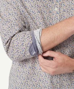 Gazman Tailored Casual Floral Print Long Sleeve Shirt - Autumn -Cheap Gazman Store 8 42862