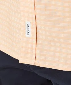 Gazman Easy Care Oxford Check Long Sleeve Shirt - Mango -Cheap Gazman Store 8 164abeab 6e85 4b0c a4bb 9a263874d361