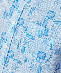 Gazman Linen Blend Vacation Print Short Sleeve Shirt - Marine Blue -Cheap Gazman Store 8 2ae24b16 71b4 4e2b 8ec2 3310f69b8309