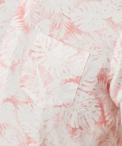 Gazman Linen Blend Fern Print Short Sleeve Shirt - Flamingo -Cheap Gazman Store 8 45a38534 f61f 46ea 926f 504eac993e93