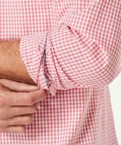 Gazman Tailored Easy Care Check Long Sleeve Shirt - RED -Cheap Gazman Store 8 b79fb13a 2008 477c 9772 8f73b47b74cc