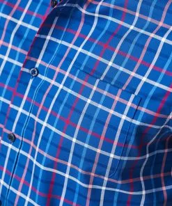 Gazman Easy Care Oxford Check Short Sleeve Shirt - Navy -Cheap Gazman Store 8 cb76da38 6936 4818 a71c e6b1bed60e66