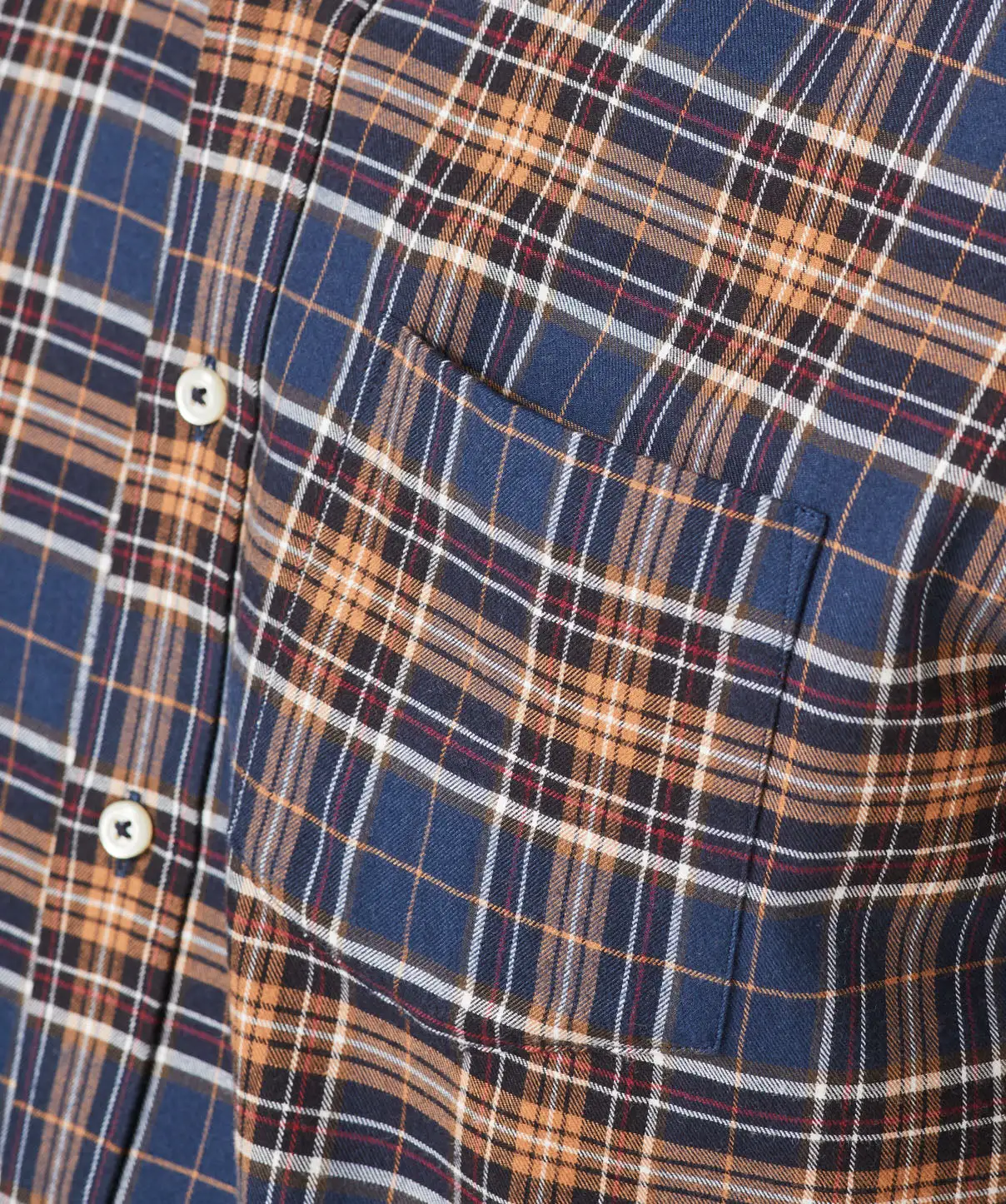 Gazman Brushed Multi Twill Check Long Sleeve Shirt - Multi Check 9 Gazman Brushed Multi Twill Check Long Sleeve Shirt - Multi Check - Image 7