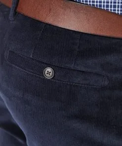 Gazman Stretch Fine Cord Pants - Navy -Cheap Gazman Store 9 44814