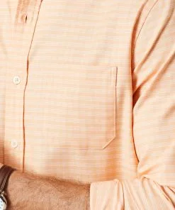 Gazman Easy Care Oxford Check Long Sleeve Shirt - Mango -Cheap Gazman Store 9 559a2f6a d0bc 4201 b243 a050340ba28a