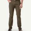 Gazman Stretch Bedford Cord Pants - Bison