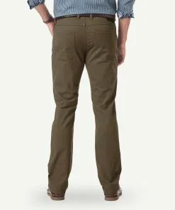 Gazman Stretch Bedford Cord Pants - Bison -Cheap Gazman Store CTRBSR007 217 web 03
