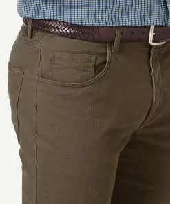 Gazman Stretch Bedford Cord Pants - Bison -Cheap Gazman Store CTRBSR007 217 web 04