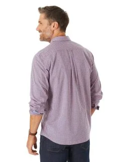Gazman Casual Gingham Check Shirt - Red -Cheap Gazman Store LSHS19135 600 0029