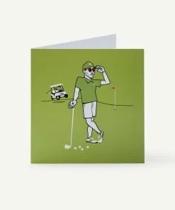 Gazman PCFA Greeting Card - Green