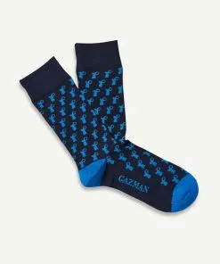 Gazman Non Tight PCFA Sock - Navy -Cheap Gazman Store SOCS20020 440 WEB 02