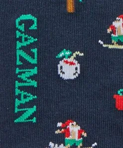 Gazman Non Tight Surfing Santa Sock - Navy -Cheap Gazman Store SOCS21018 440 WEB 03 a31f6283 18c0 491d a16d d87a7322ef61