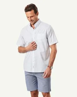 Gazman Casual Multi Check Short Sleeve Shirt - Multi Check