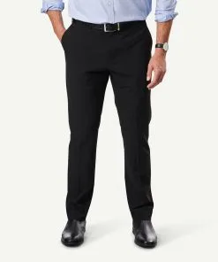 Gazman Tailored Trouser - Black -Cheap Gazman Store TTRBSR002 001 WEB 01