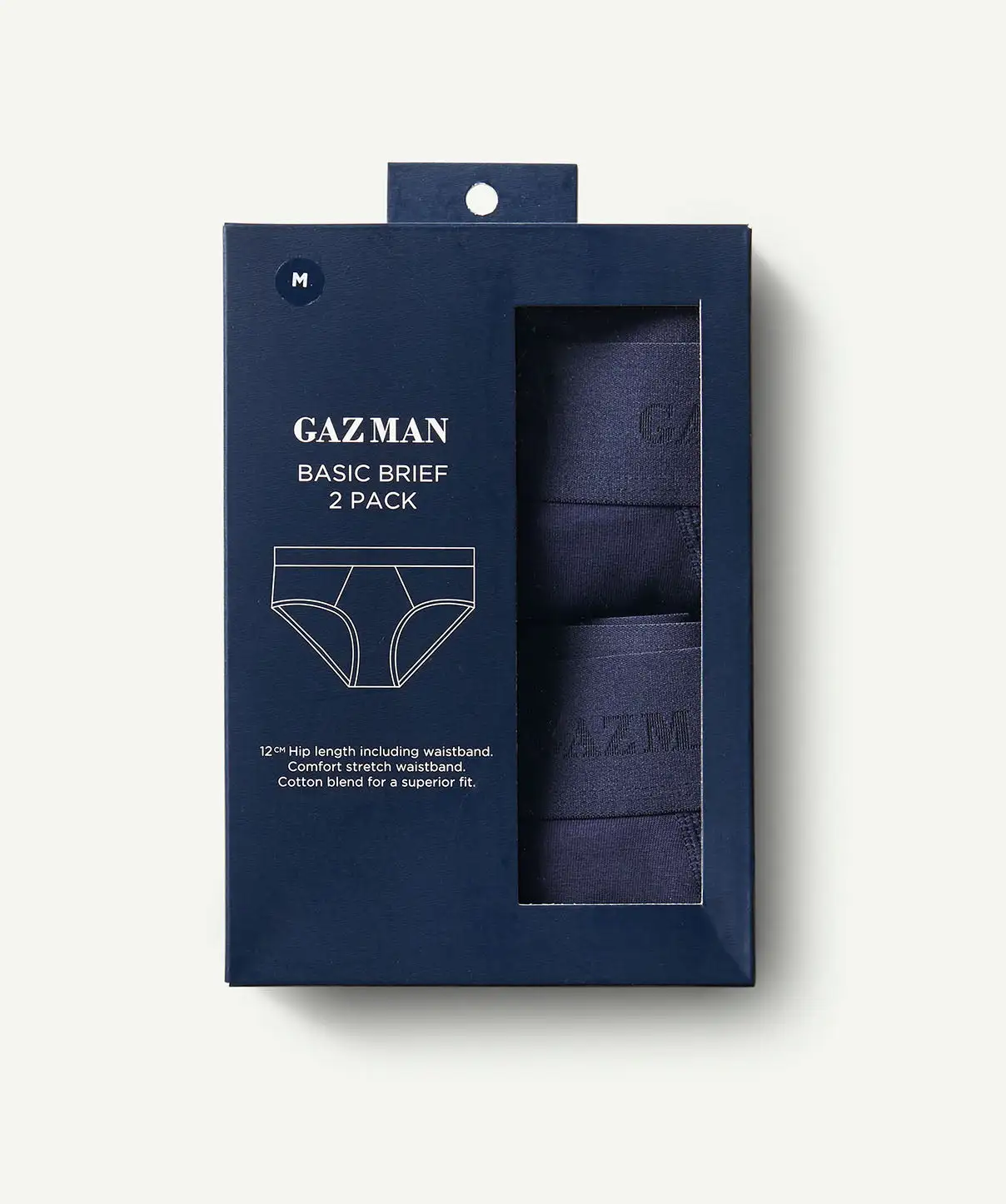 Gazman 2 Pack Of Basic Briefs - Navy 4 Gazman 2 Pack Of Basic Briefs - Navy - Image 2